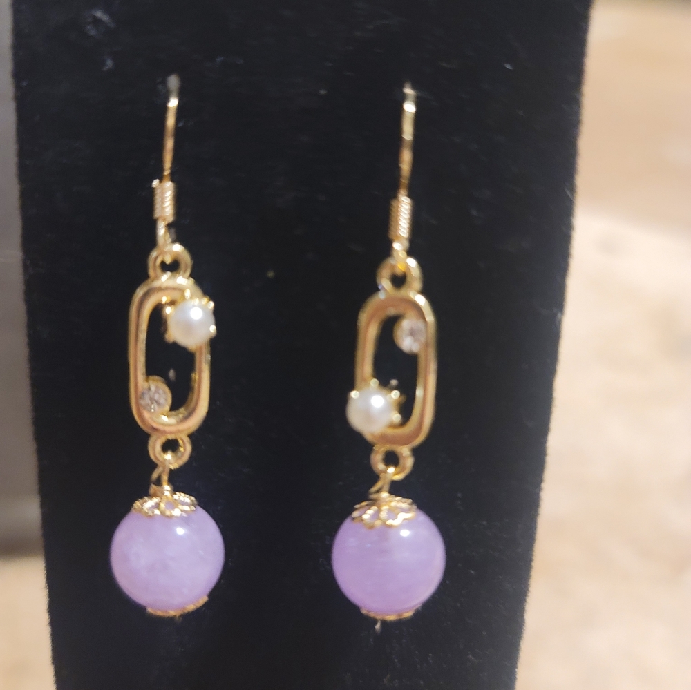 Lepidolite  Earrings